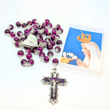 Cargar imagen en el visor de la galería, Corazón de Nuestra Señora Rosario Morado
