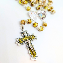 Cargar imagen en el visor de la galería, Our Lady Heart Yellow Rosary
