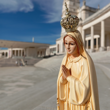 Load image into Gallery viewer, Our Lady of Fatima - Patina Painting [ 11.8 | 30cm]
