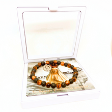 Cargar imagen en el visor de la galería, Our Lady of Fatima Bracelet [Natural Stone]
