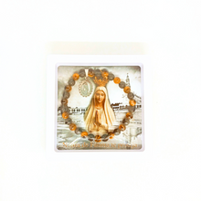 Load image into Gallery viewer, Our Lady of Fatima Bracelet [Natural Stone]
