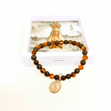 Load image into Gallery viewer, Our Lady of Fatima Bracelet [Natural Stone]
