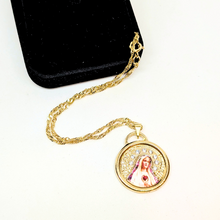 Load image into Gallery viewer, Our Lady of Fatima Necklace - Zirconia
