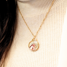 Load image into Gallery viewer, Our Lady of Fatima Necklace - Zirconia
