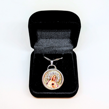 Load image into Gallery viewer, Our Lady of Fatima Necklace - Zirconia
