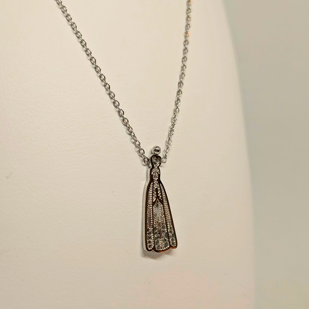 Our Lady of Fatima Necklace [Stainless Steel]