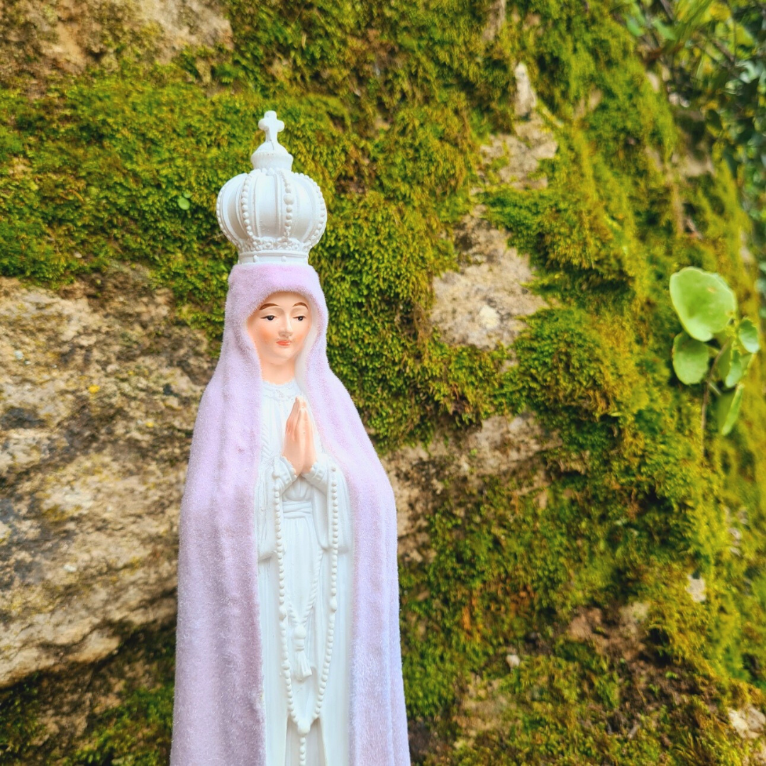 Our Lady of Fatima Statue – 2025 Edition - Color-Changing Mantle