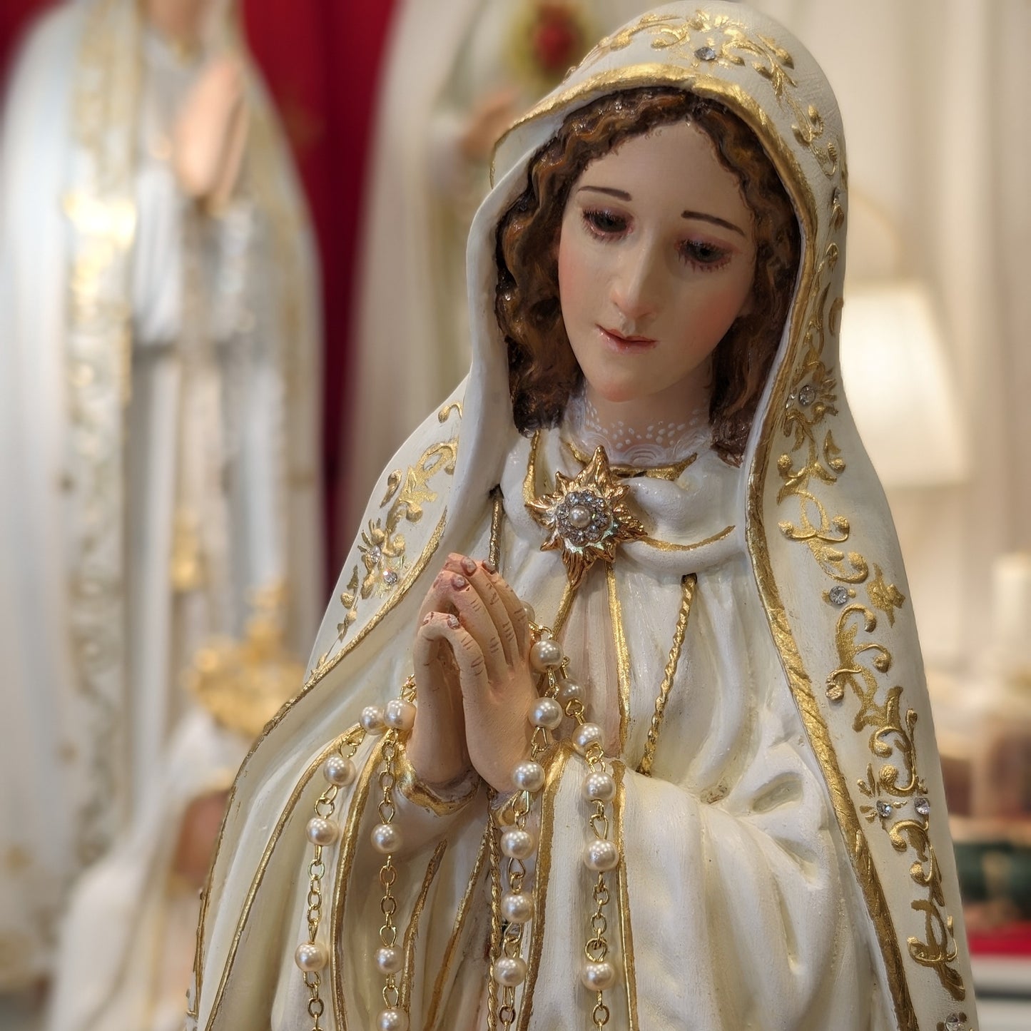Our Lady of Fatima - Holm Oak [Wood]