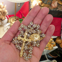Load image into Gallery viewer, Premium Golden Rosary of Fatima
