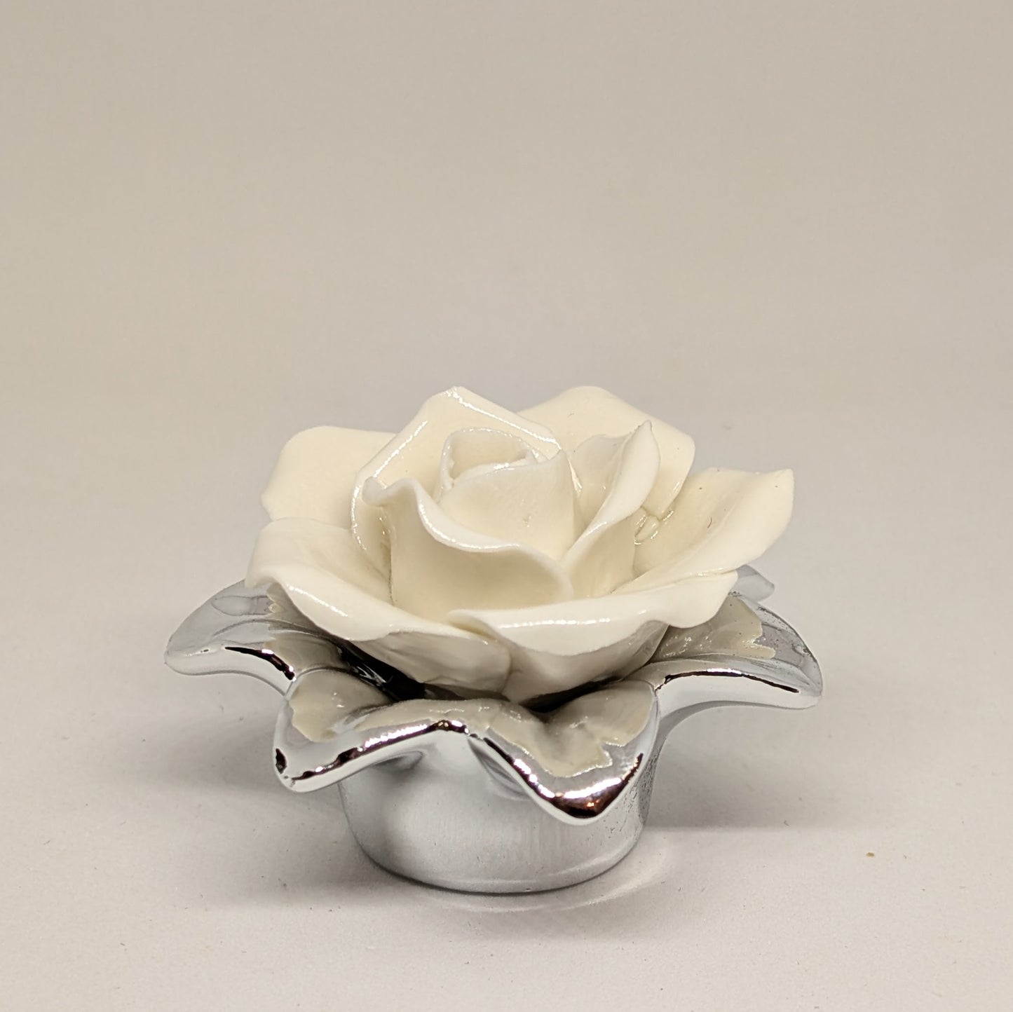 Our Lady of Fatima Rose air freshener [Sterling Silver]