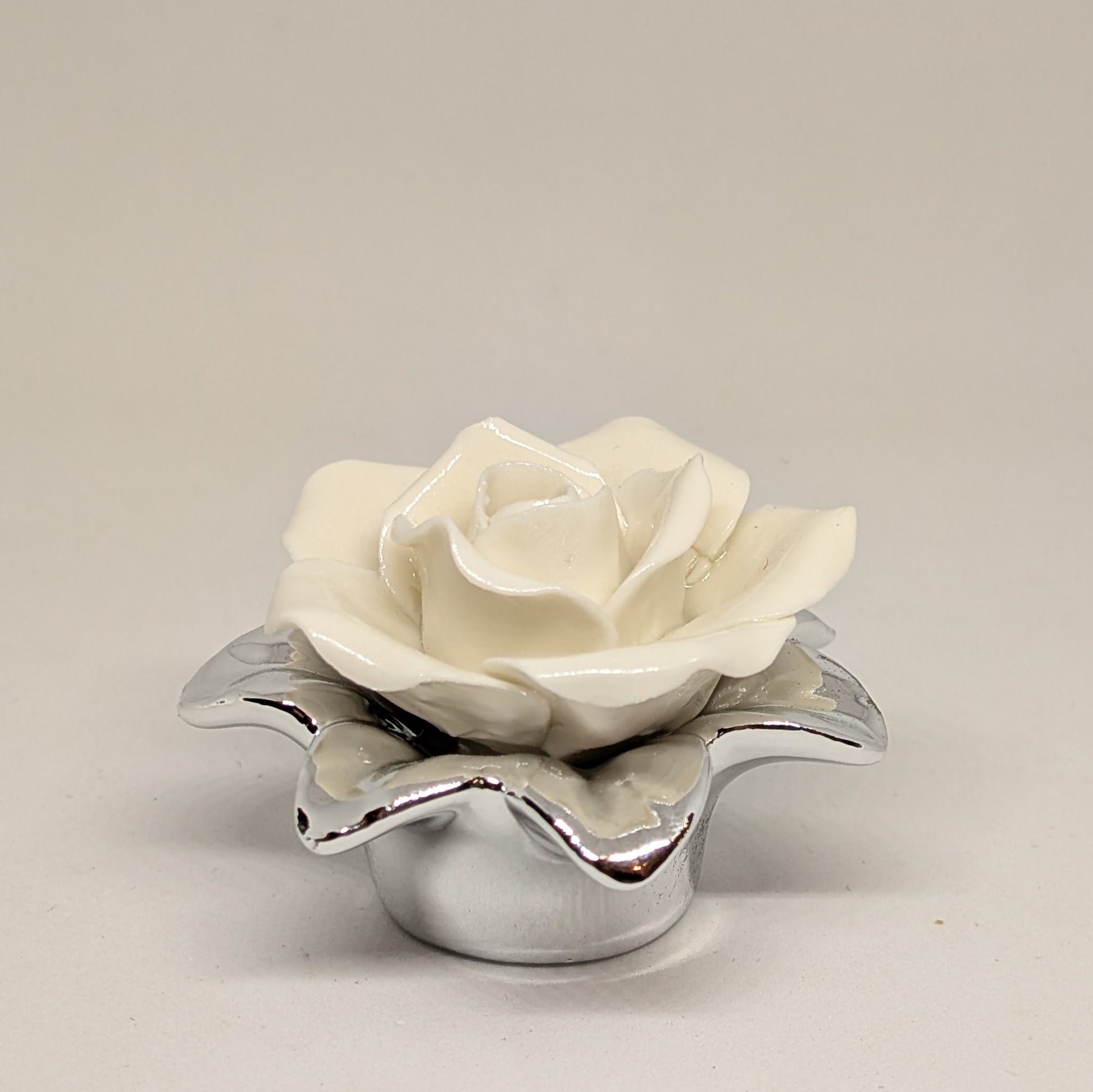 Our Lady of Fatima Rose air freshener [Sterling Silver]