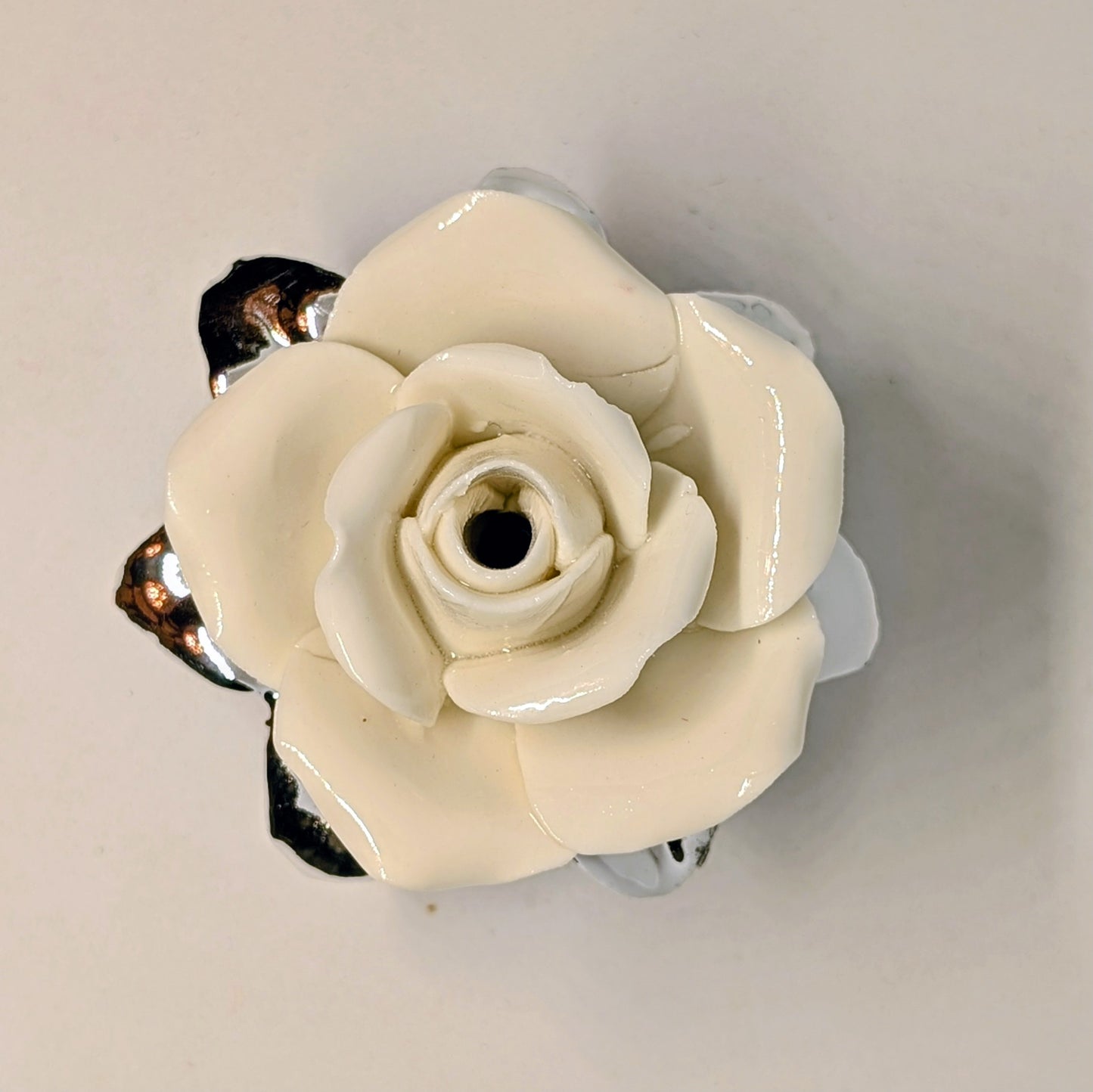 Our Lady of Fatima Rose air freshener [Sterling Silver]