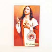 Cargar imagen en el visor de la galería, Tarjeta de oración - Sagrado Corazón de Jesús
