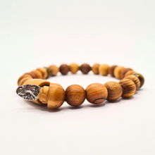 Load image into Gallery viewer, Saint Anthony Wood Bracelet
