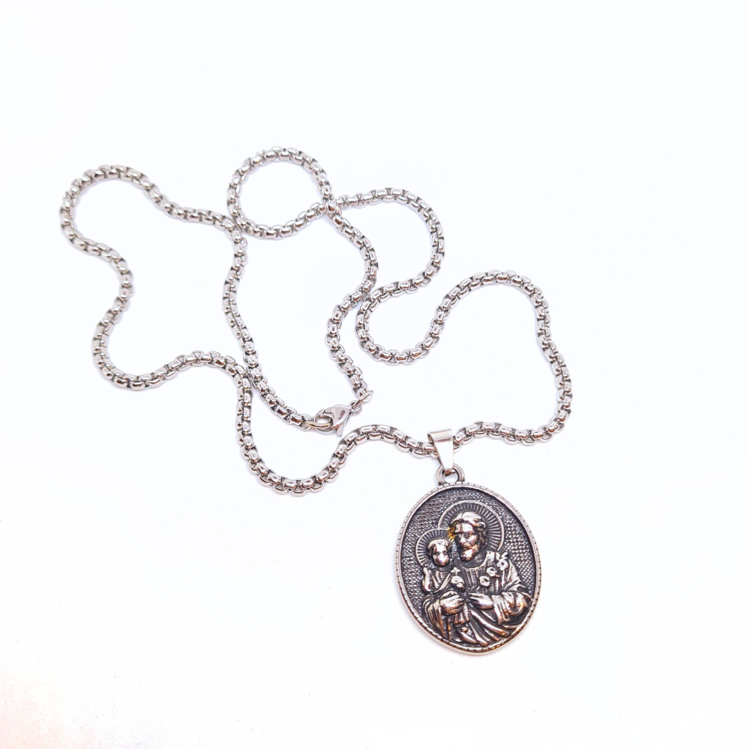 Saint Joseph Necklace [Stainless Steel]