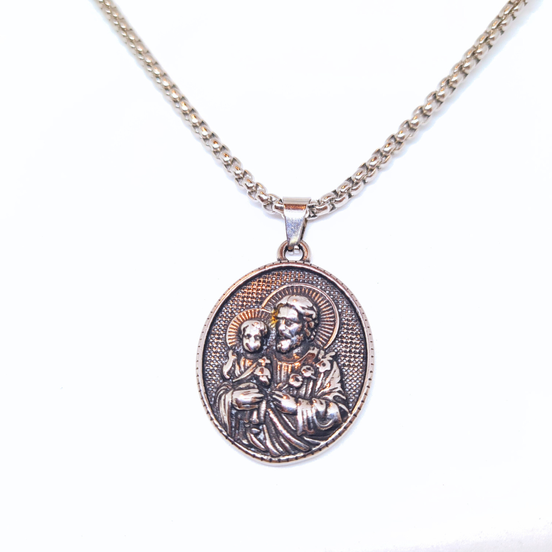 Saint Joseph Necklace [Stainless Steel]