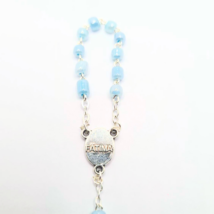 Statue - Light Blue Decade Rosary