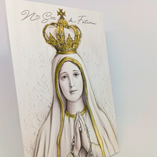 Load image into Gallery viewer, Wood Plaque Our Lady of Fatima
