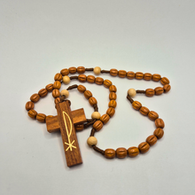 Load image into Gallery viewer, Wood Simple Rosary
