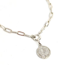 Cargar imagen en el visor de la galería, Consecration Bracelet &amp; Fátima medal [Sterling Silver 925]
