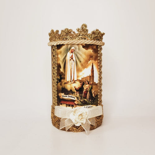 Apparitions of Our Lady of Fatima Candle holder
