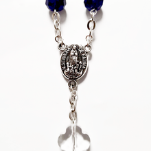 Load image into Gallery viewer, Blue Crystal Decade Rosary Bracelet
