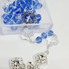 Cargar imagen en el visor de la galería, Blue Crystal Rosary - Special Edition
