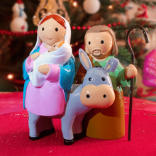 Load image into Gallery viewer, Children&#39;s Nativity Set - Flight to Egypt | 3.94&#39;&#39; | 10cm
