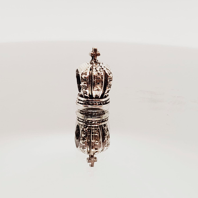 Crown - Silver Pandora Charm [Dark Silver]