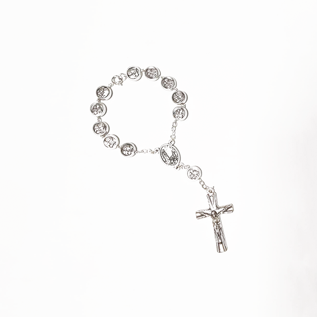 Holy Family Silver Decade Rosary
