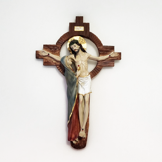 "And standing by the Cross of Jesus His Mother"