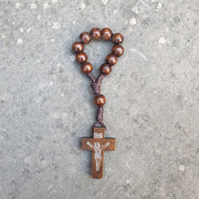 Cargar imagen en el visor de la galería, Mini Decade Rosary - Woodwork
