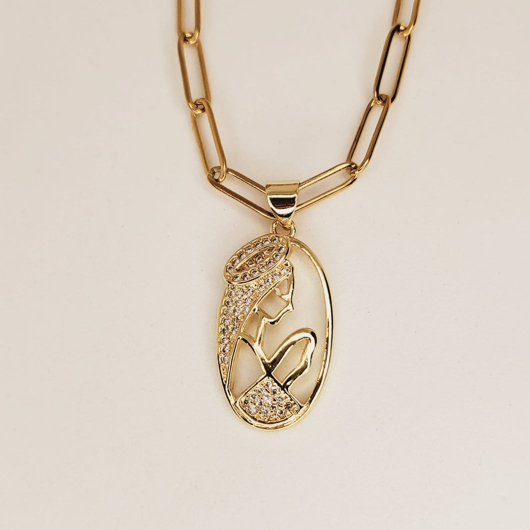 Our Lady of Fatima Chain Necklace
