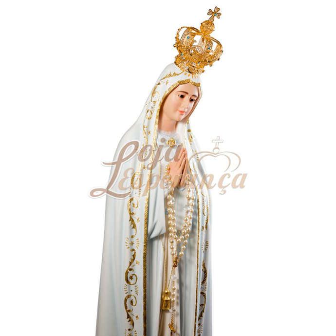 Our Lady of Fátima 22kt gold - 41.34'' | 105cm