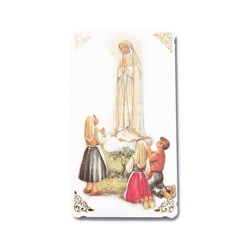 Prayer Card - Apparitions of Our Lady of Fatima