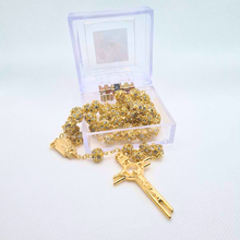 Cargar imagen en el visor de la galería, Premium Golden Rosary of Fatima

