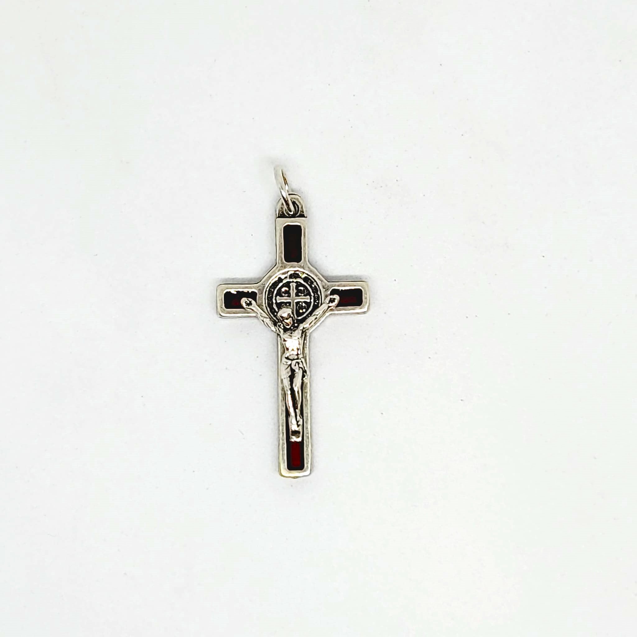 Saint Benedict Cross Red