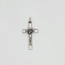 Load image into Gallery viewer, Saint Benedict Cross White
