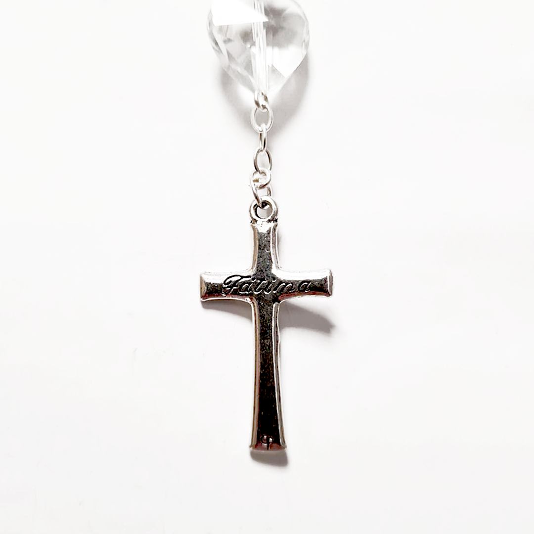 Translucent Crystal Decade Rosary Bracelet