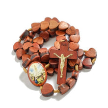 Load image into Gallery viewer, Wood Rosary - Dedicated to Alzheimer&#39;s patients

