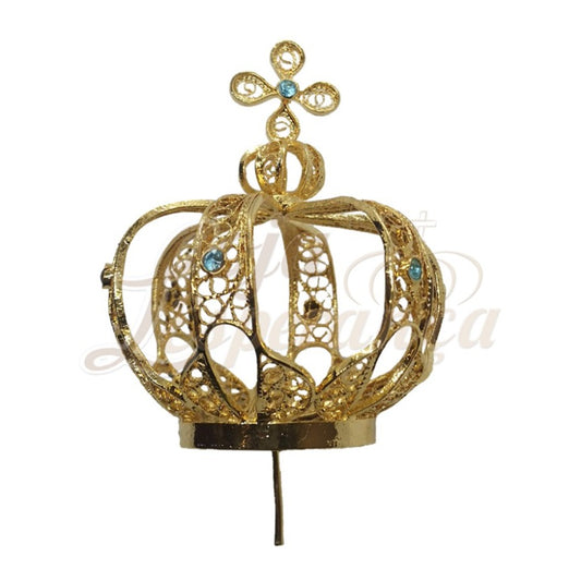 Premium Upgrade [Filigree Crown w/ Crystals + Statue White Veil]