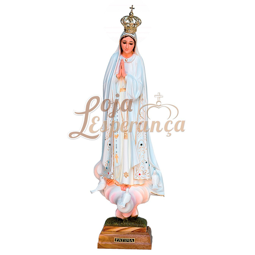 Our Lady of Fatima - Crystal Eyes - 17.72'' | 45cm
