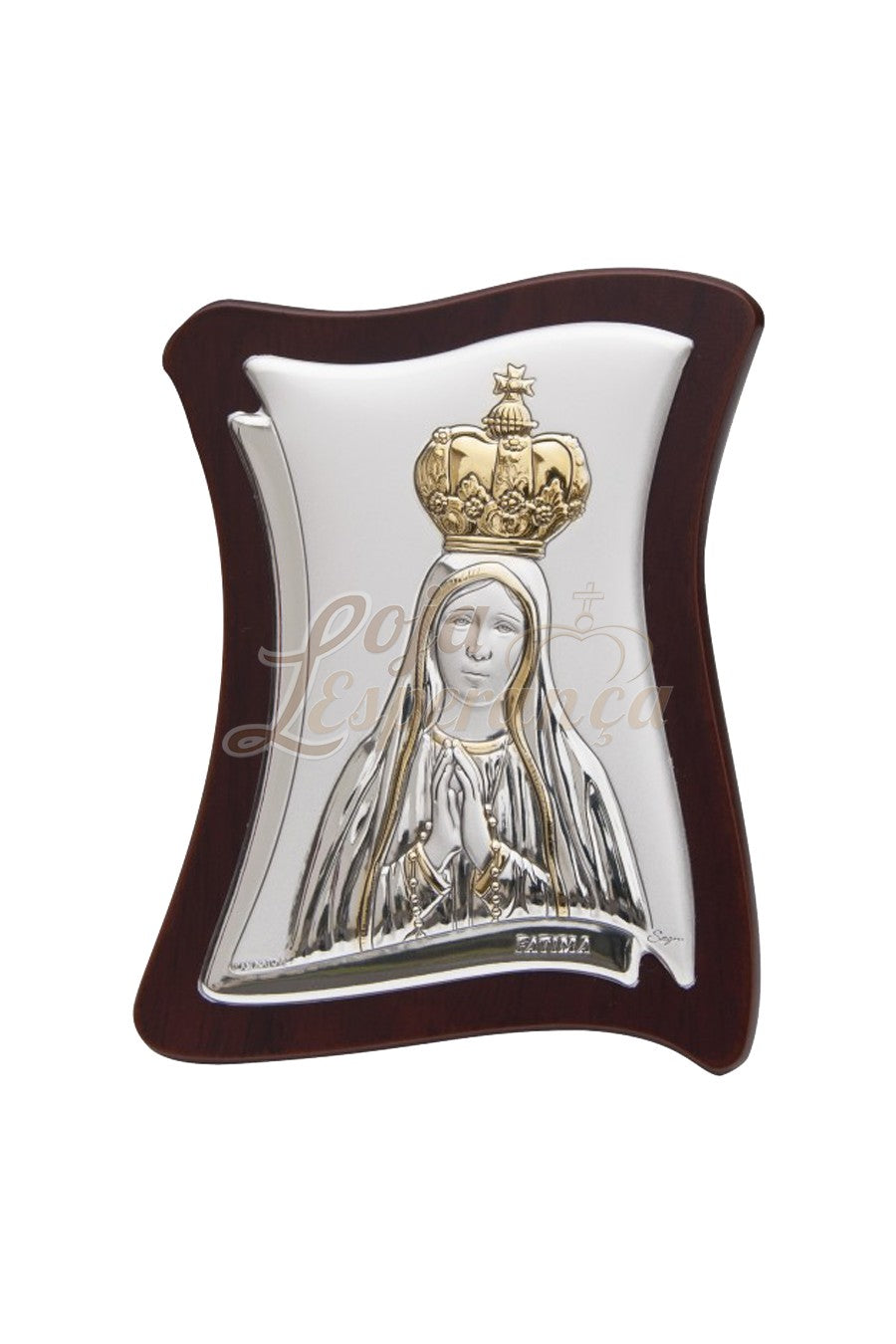 Our Lady of Fatima Gold frame