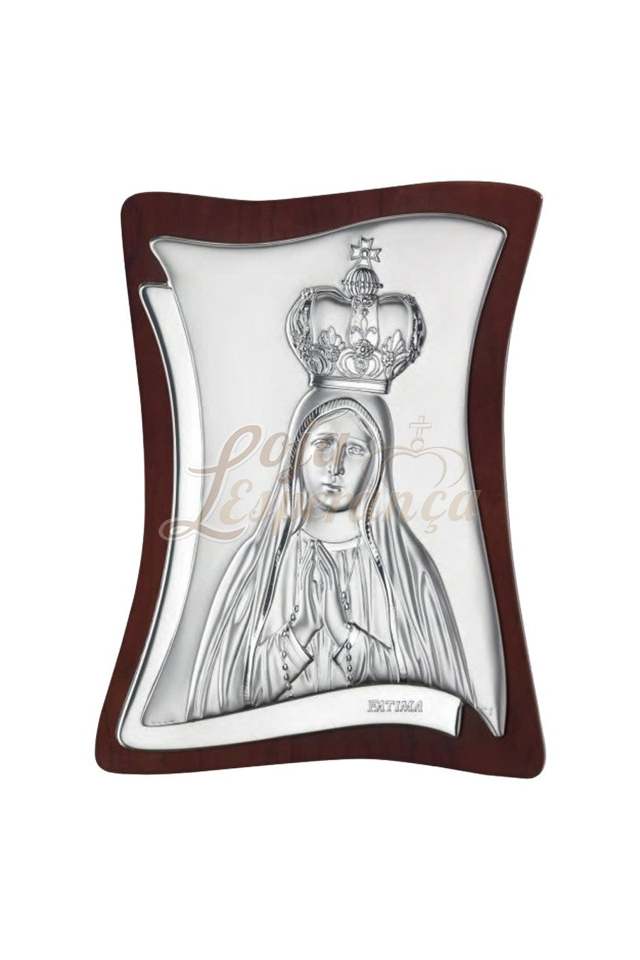 Our Lady of Fatima Silver frame