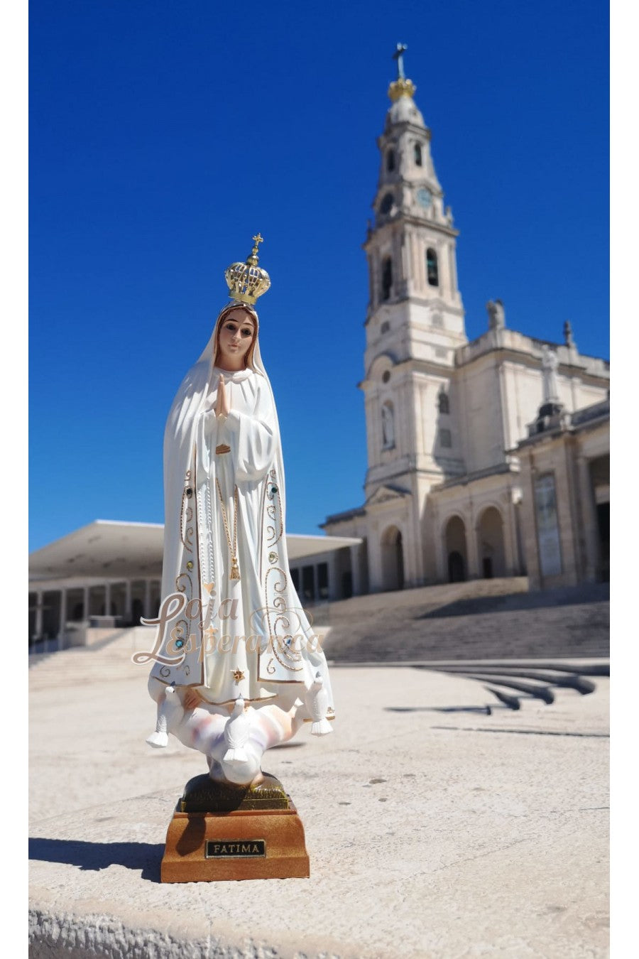 Nuestra Señora de Fátima - Ojos de Cristal [Varios tamaños]