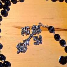 Load image into Gallery viewer, Deluxe Onyx Rosary
