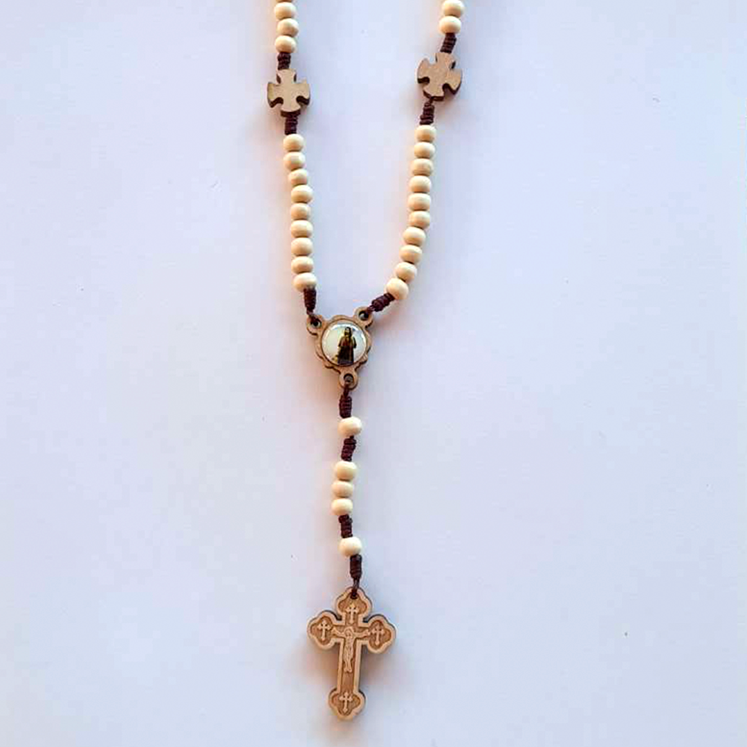 Wood Rosary - Saint Roque